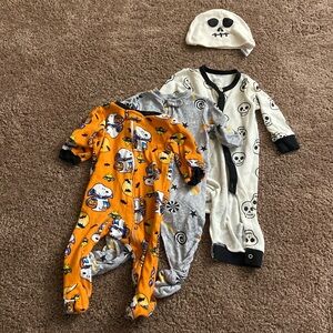 Halloween baby bundle size 3-6m